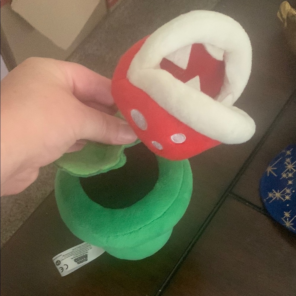 Nintendo Red and Green Piranha Plant Plush
